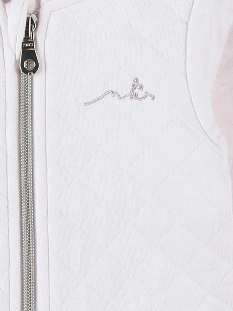 Veste à capuche zippée matelassée    Noukie's   Rose