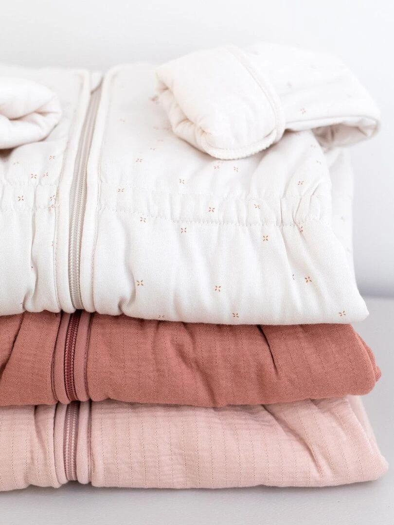 Bemini Gigoteuse  jambes séparables Pady Tetra Jersey et jersey   Rose clair