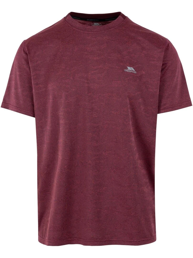 Trespass T shirt TIBER Rouge foncé