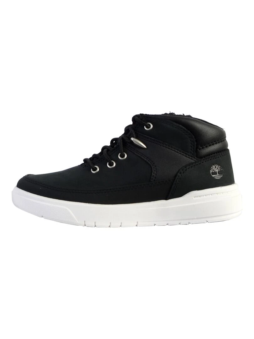 Basket Cuir Timberland Juniors Seneca Bay Mid Hiker Noir
