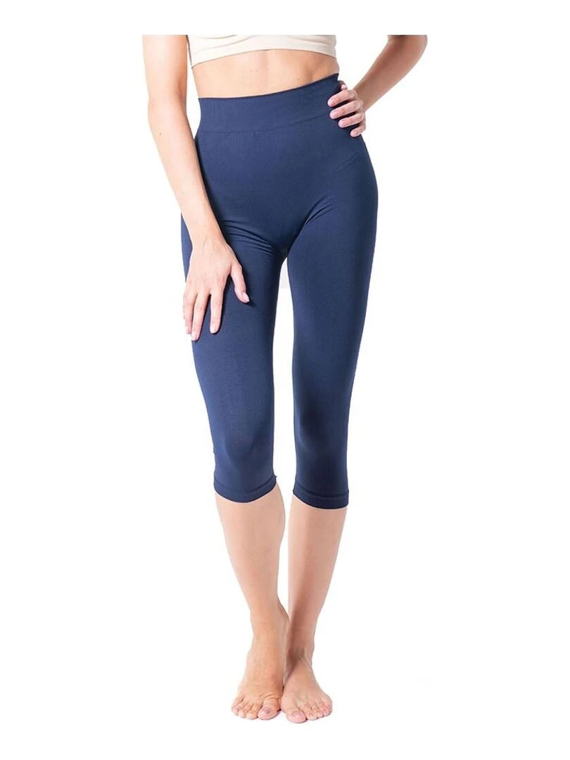 Leggings capri avec fibre Emana Noah Bleu Bleu marine