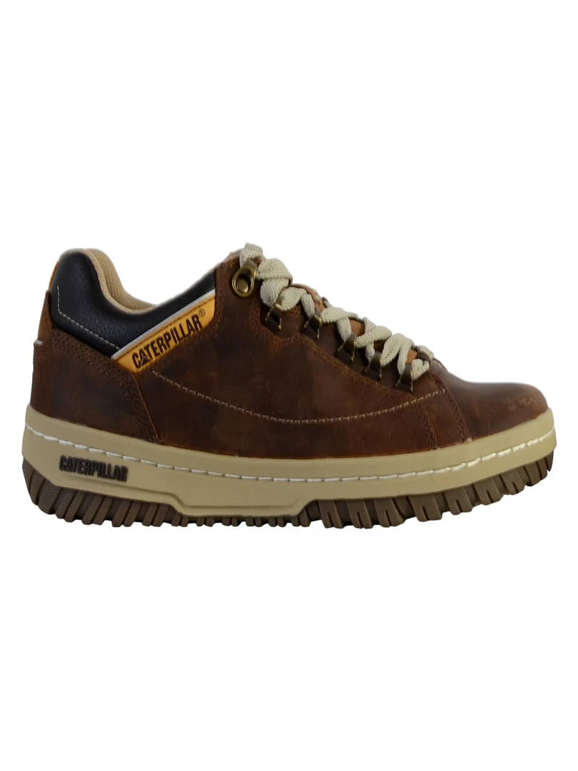 Basket Caterpillar Cuir Apa Oxford Beige