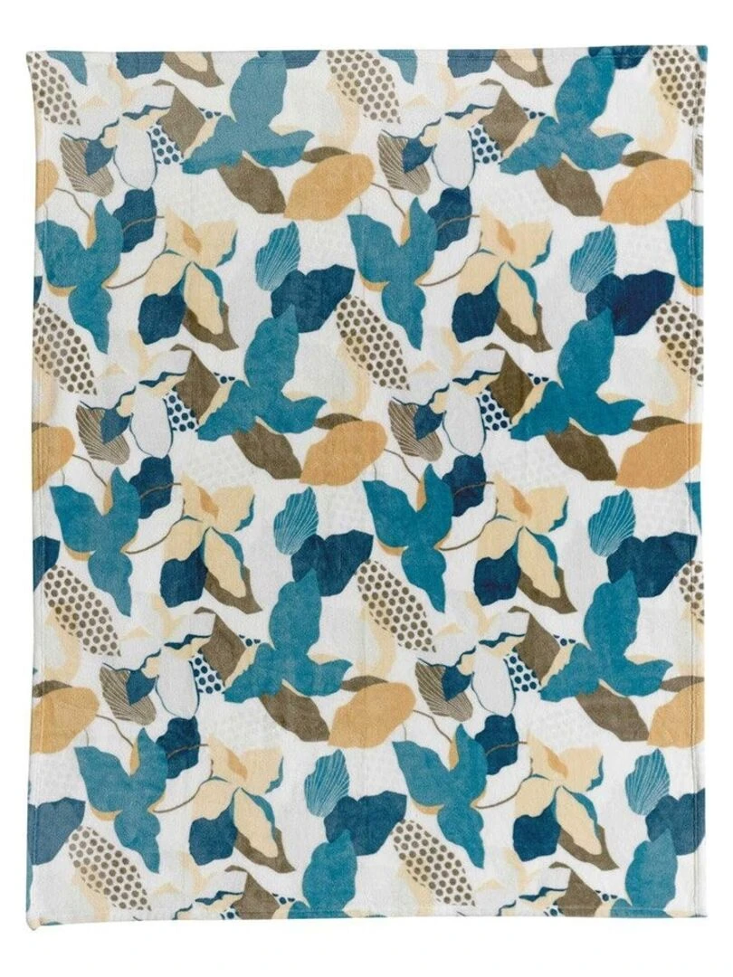 Plaid ultra doux 130x160 cm Lobelia   Bleu