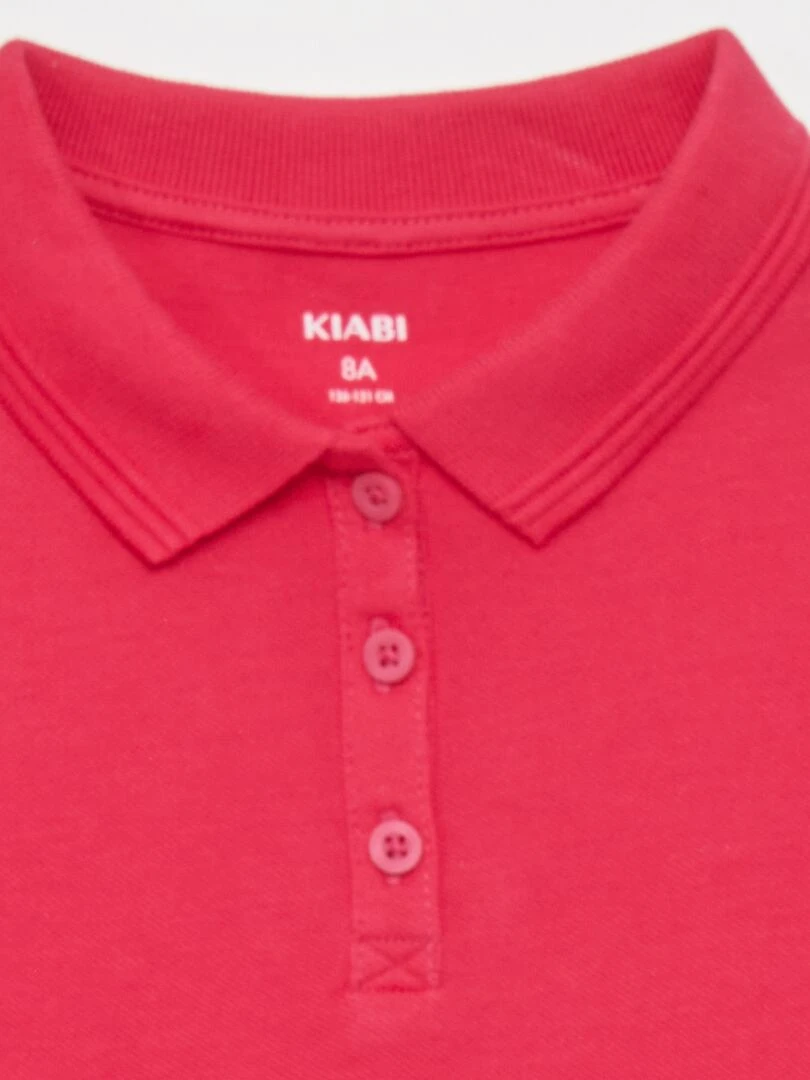 Polo manches courtes Rose