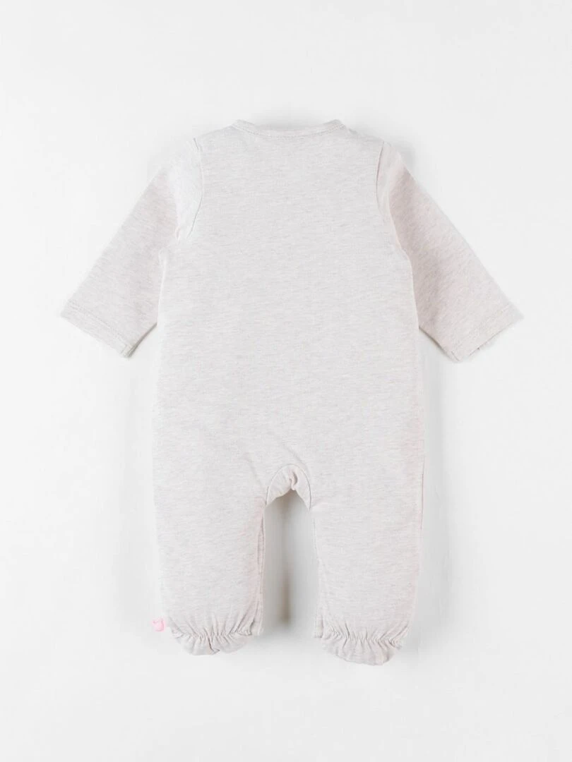 Pyjama 1 pièce raton laveur en jersey Noukie's Beige