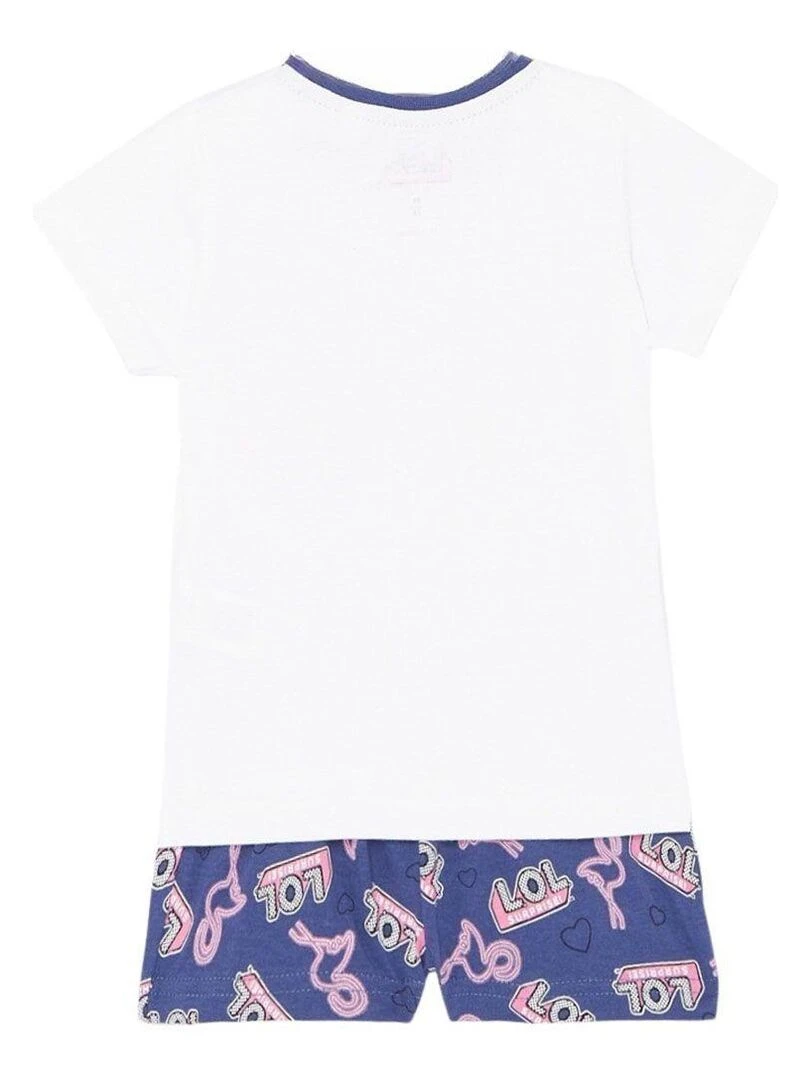 Lol Surprise Ensemble T shirt short fille Imprimé Lol Surprise Bleu marine