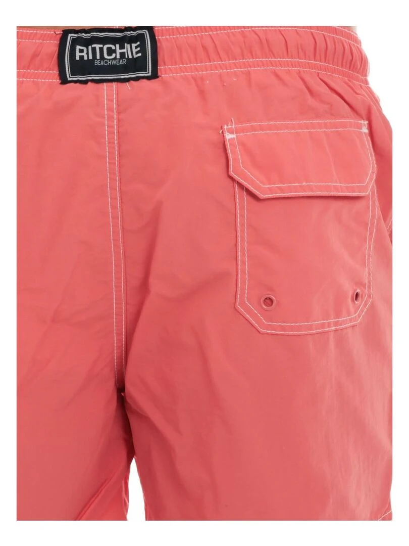 SHORT DE BAIN GARY   Rouge clair