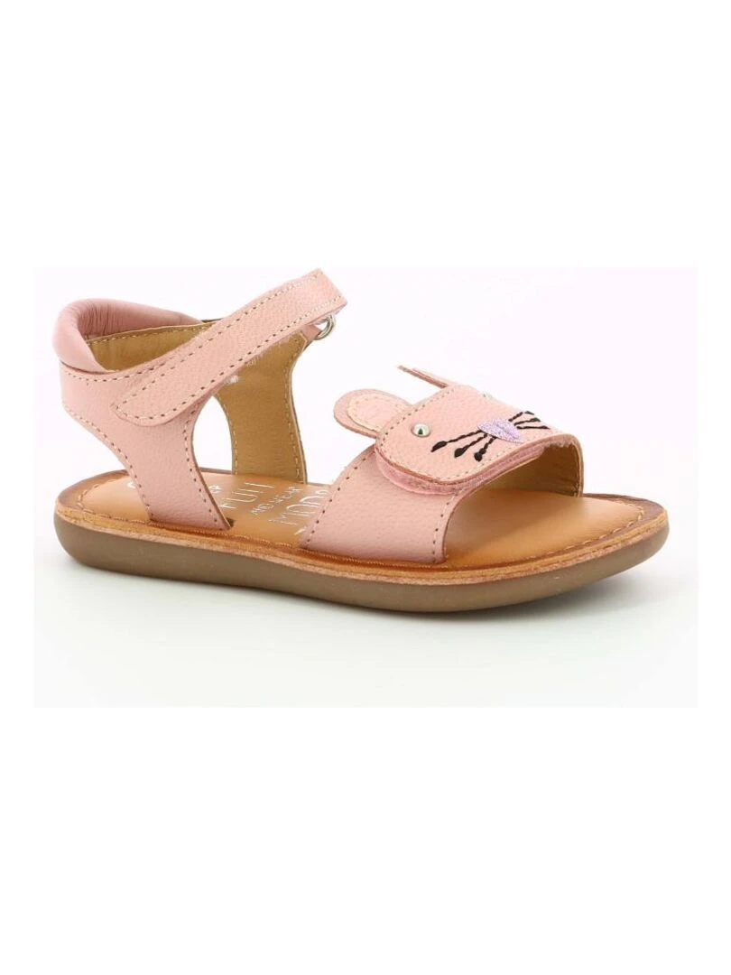 Sandales Cuir Cloonie Rose