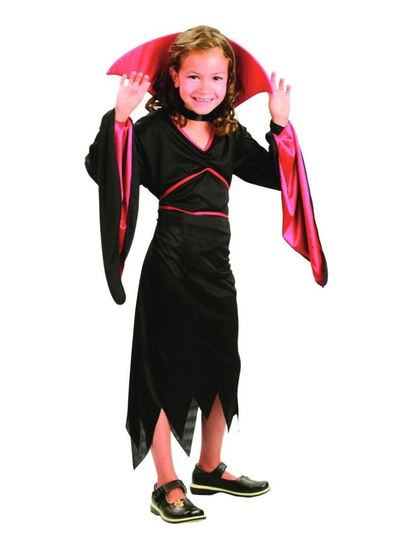 Déguisement Vampire Halloween fille enfant Noir Noir