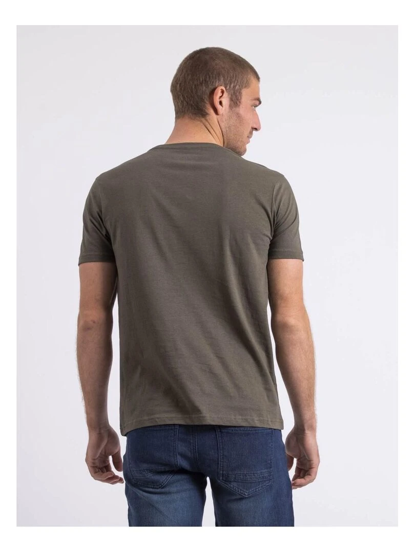 T shirt col rond NILIPACK Kaki