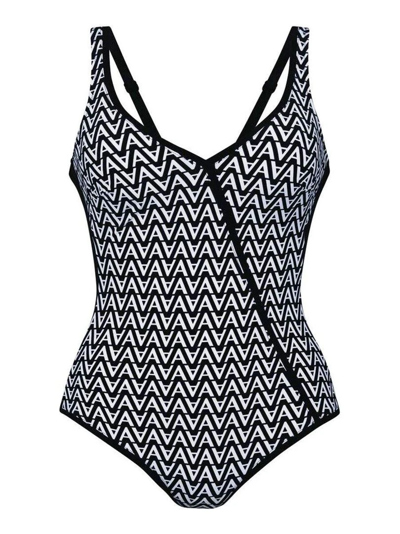 Maillot de bain 1 pièce sans armatures Dunja   Bleu