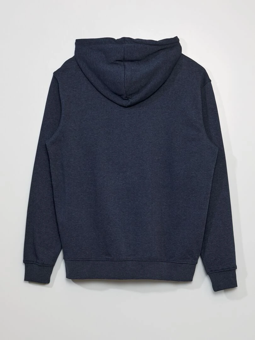 Sweat à capuche zippé +1m90 Bleu marine
