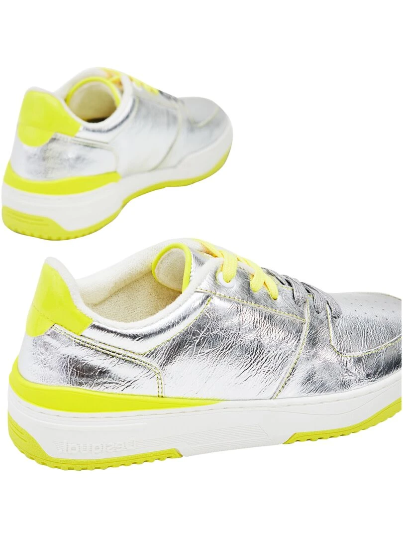 Basket à Lacets Desigual Metro Silver   Gris