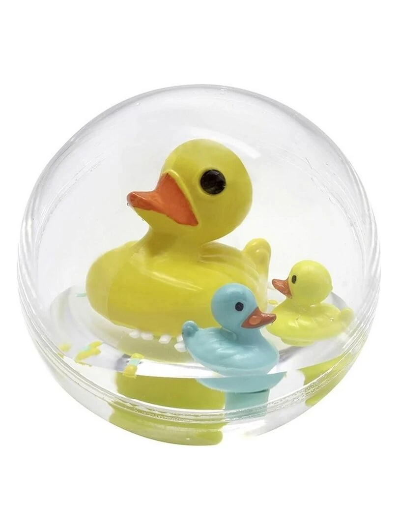 Jouet de bain Bulle d'eau Bass & Bass Famille Canards (11 cm) Jaune
