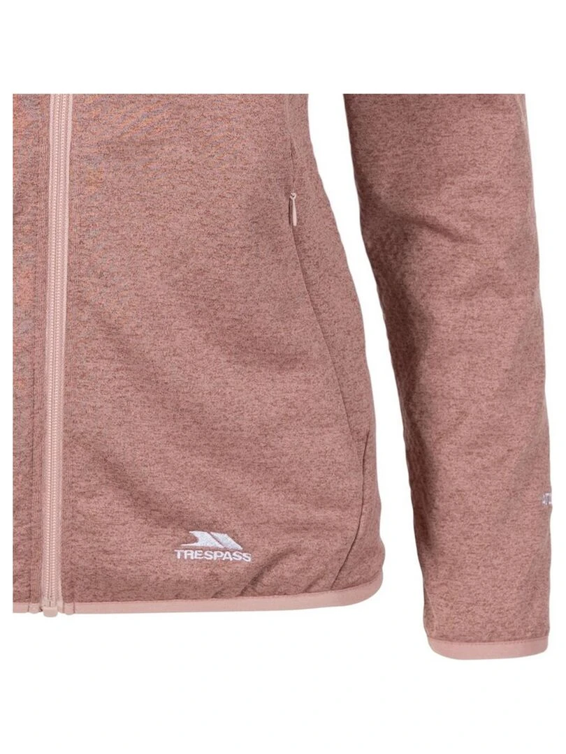 Trespass   Veste polaire GLORIFY   Rose pâle