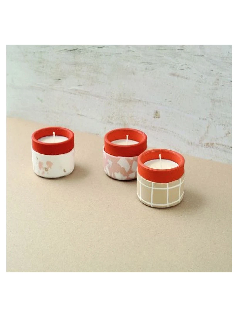 Set 'fimo' 3 Bougies À Fabriquer N/A
