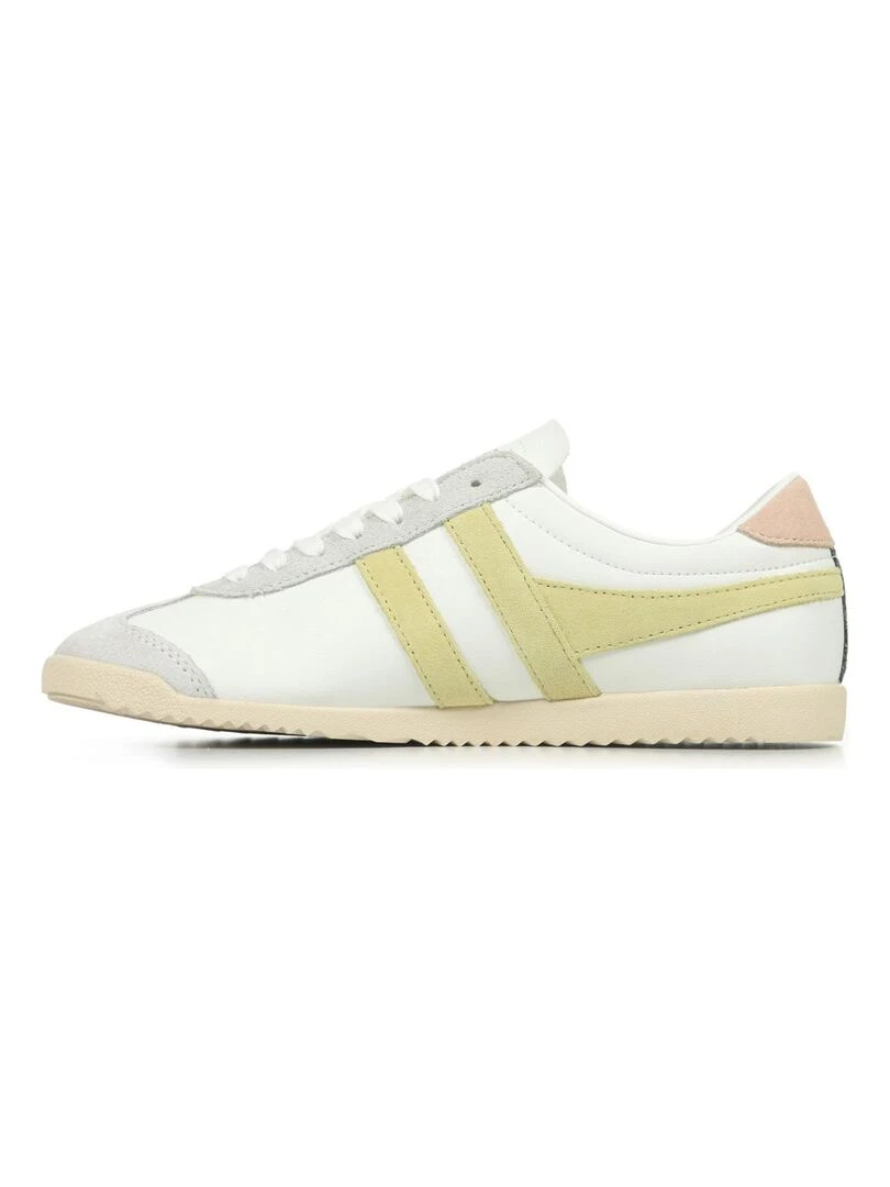 Baskets Gola Bullet Pure   Blanc Jaune Gris