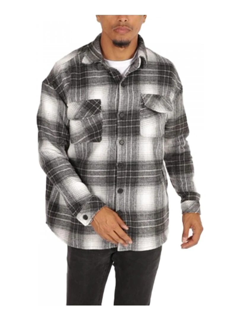 Surchemise polaire à carreaux Kebello   Noir Noir