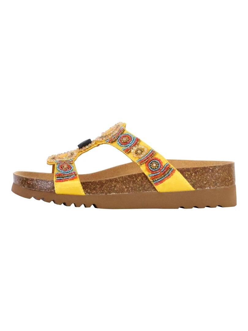 Mules à Enfiler Scholl New Bogota'Wedge Jaune