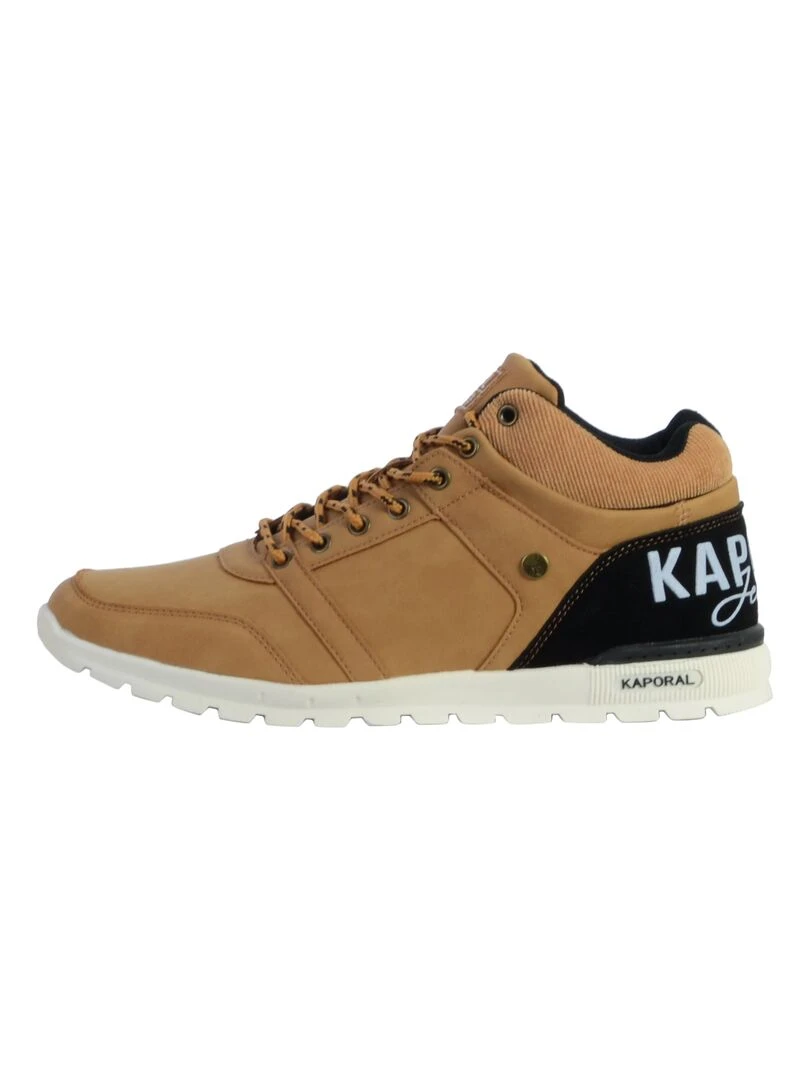 Basket Montante Cuir Kaporal Dawson Marron