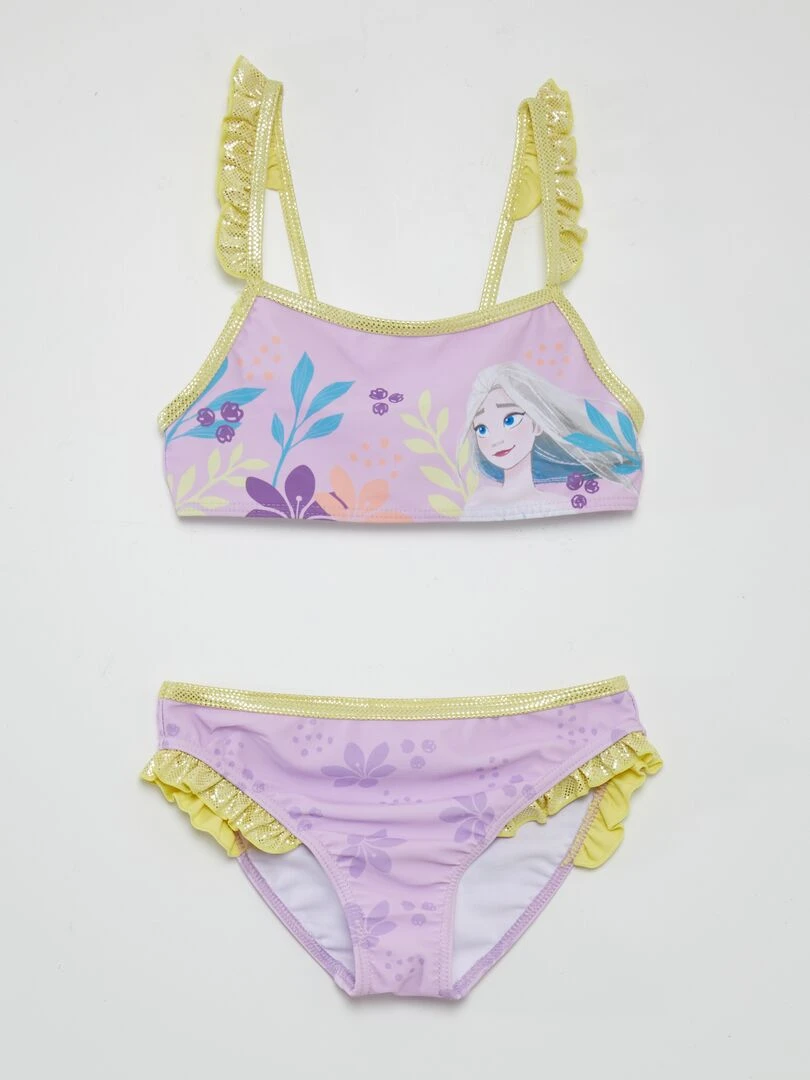 Maillot de bain 'La reine des neiges' 2 pièces Violet