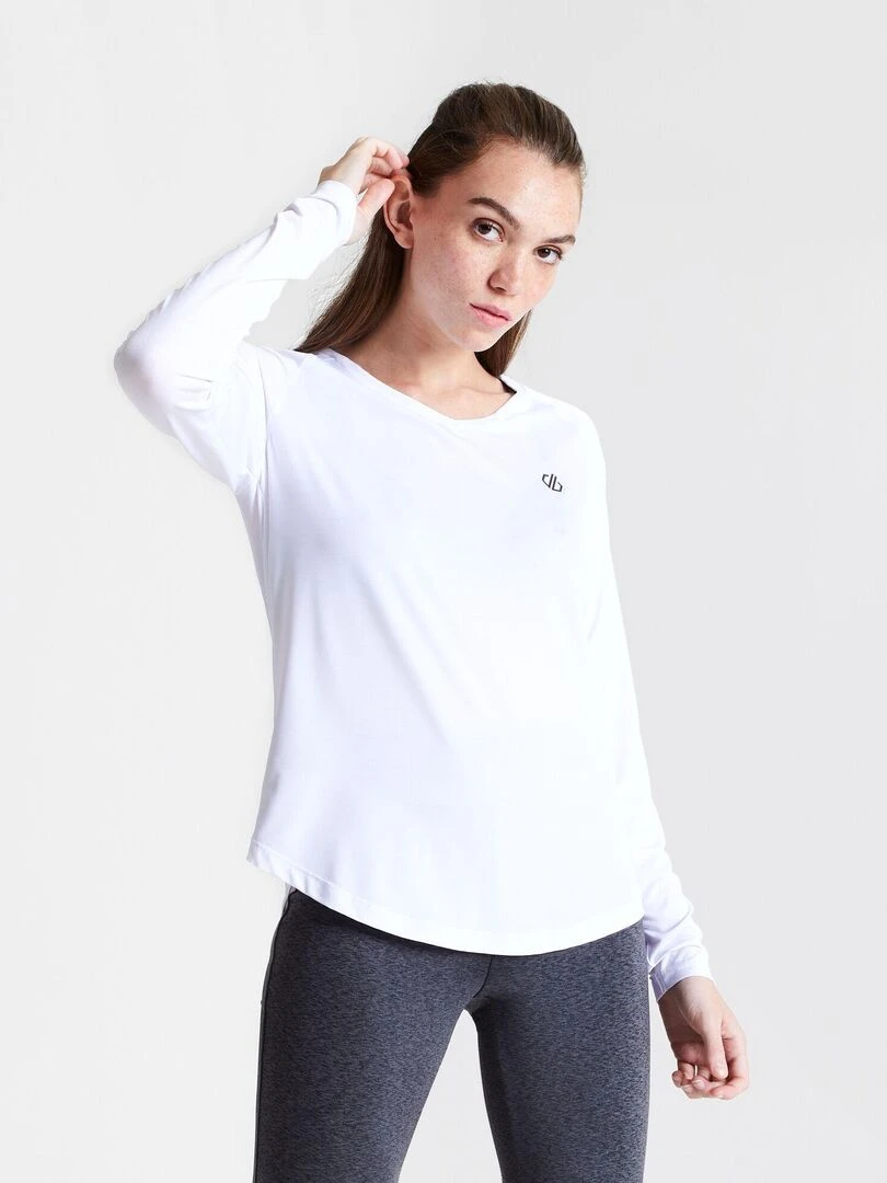 Dare 2B   T shirt de sport DISCERN   Blanc