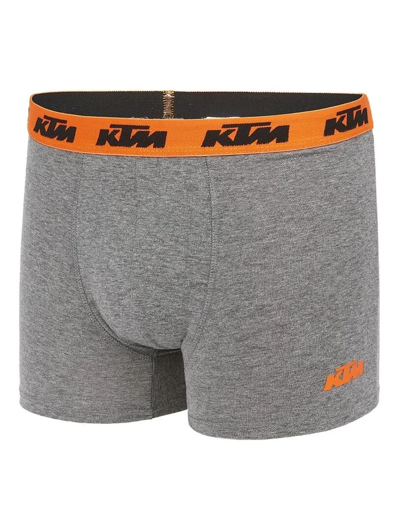 Lot de 4 boxers en coton homme Ktm   Noir