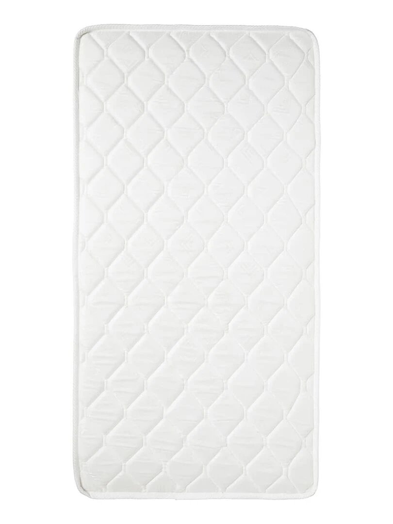 Matelas bébé Climatisé Ete / Hiver   60x120 cm   Blanc