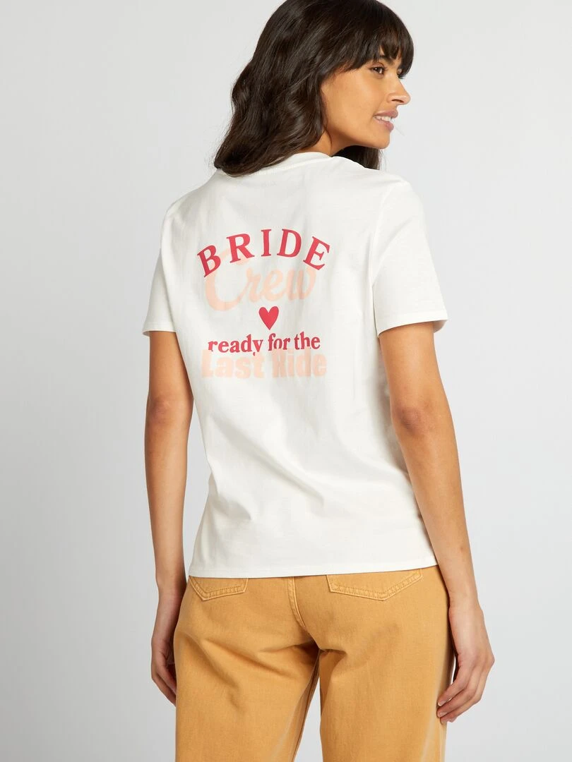 Tee shirt spécial EVJF   Bride crew