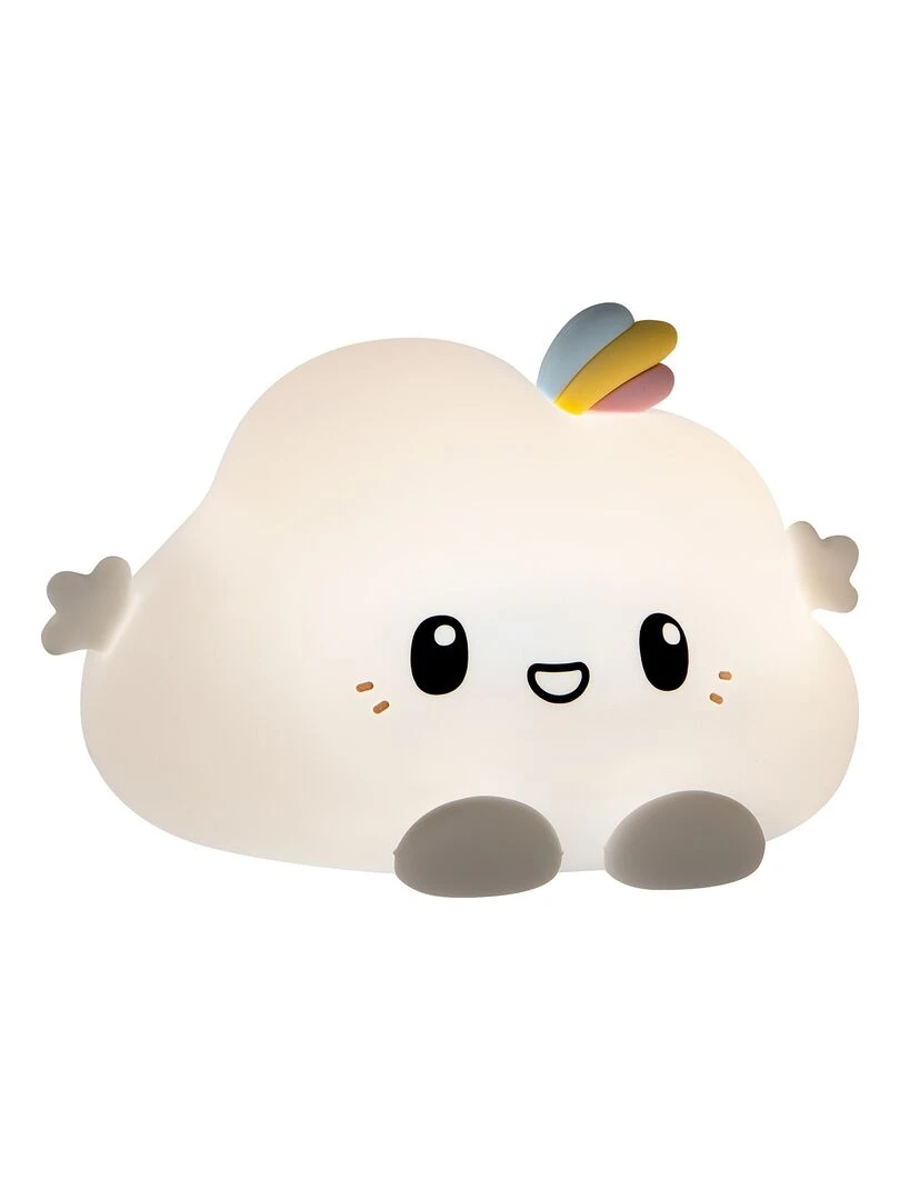 Veilleuse lumineuse tactile en silicone Nuage Multicolore