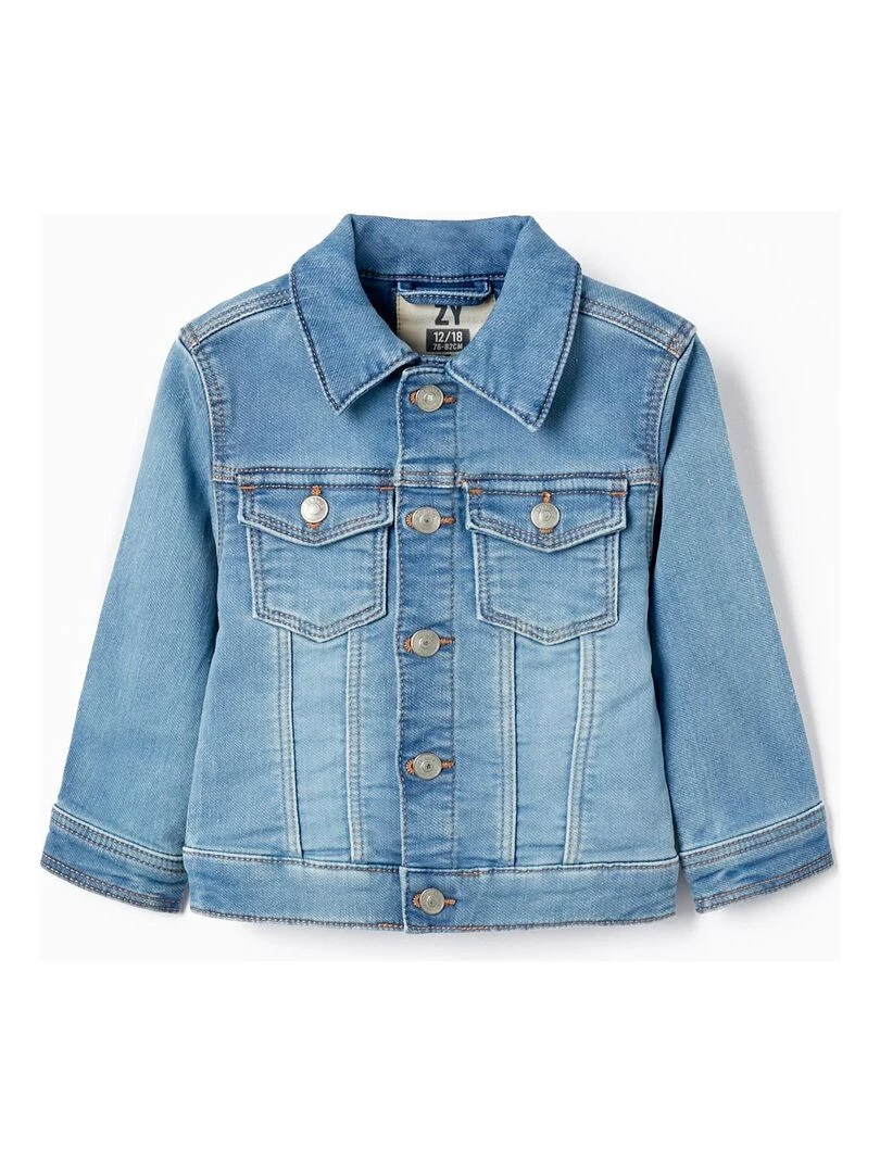 Veste en Jean pour Bébé NATURE TAKEOVER Bleu clair