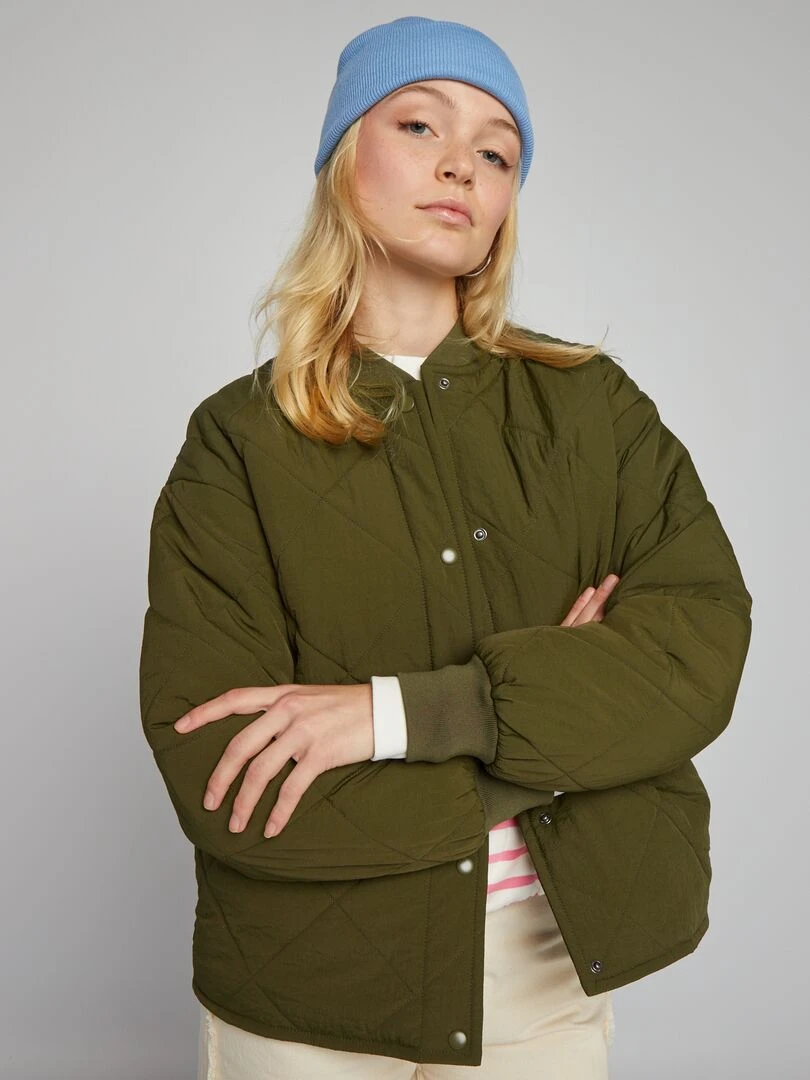Blouson matelassé Kaki