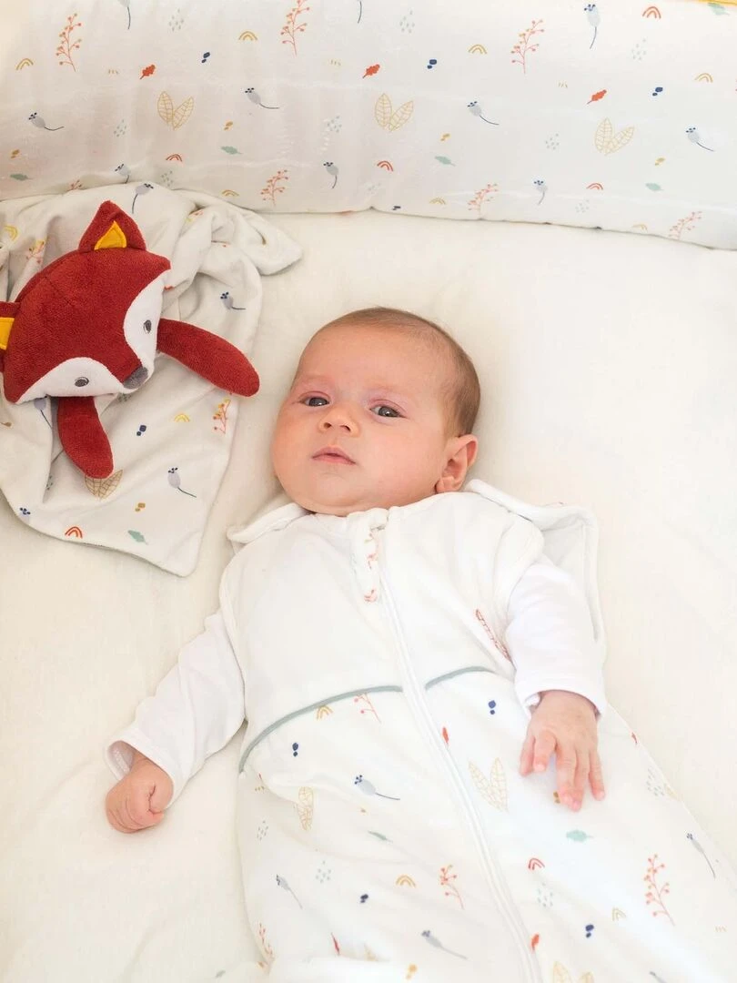Doudou attache sucette Renard Rouge