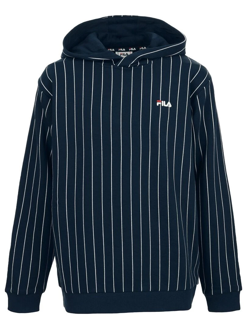 Sweat Troya Aop Hoody Kids Bleu marine
