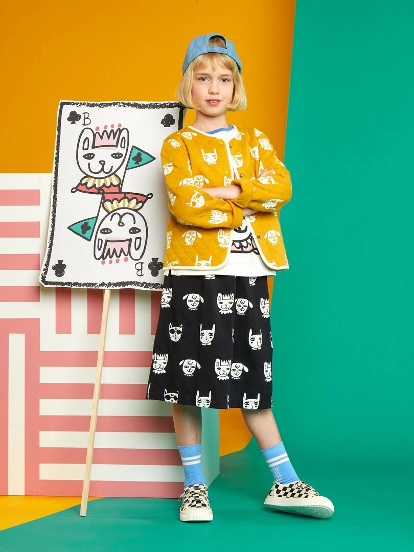 Jupe patineuse X Little Bad Wolf Noir