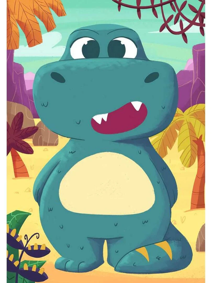 Puzzles Mix & Match 3x24 pièces   Mignons dinosaures   N/A