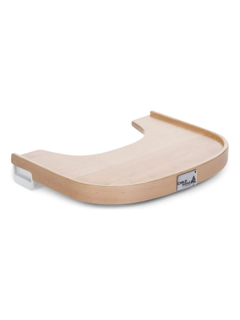 Tablette de repas amovible pour chaise haute Evolu 2 et Evolu One.80° en bois naturel Beige