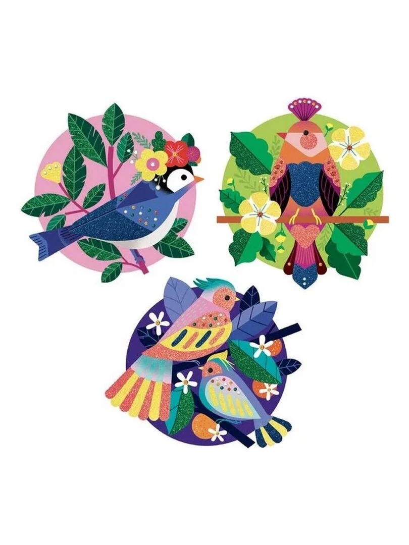 Tableau Paillettes Et Strass Paradisio 'djeco' N/A