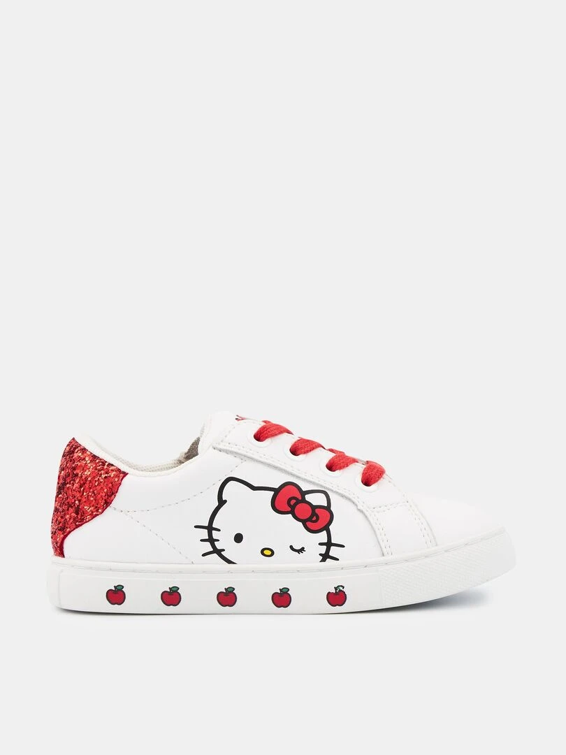 Mini Simone Hello Kitty Glitter Rouge Blanc