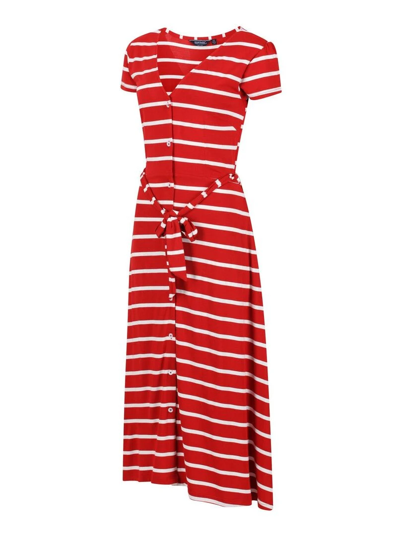 Regatta   Robe chemisier MAISYN   Blanc Rouge