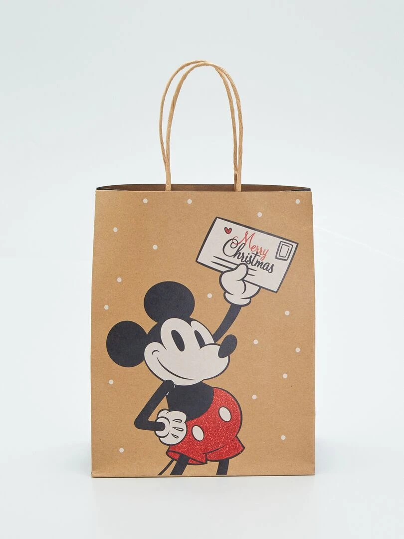Sac cadeau de Noël 'Disney' Marron