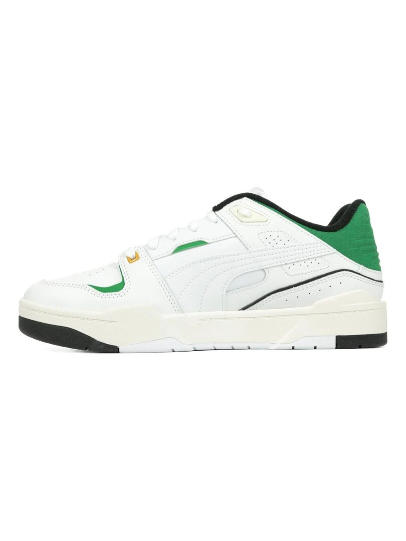 Baskets PUMA Slipstream Bball   Blanc Vert