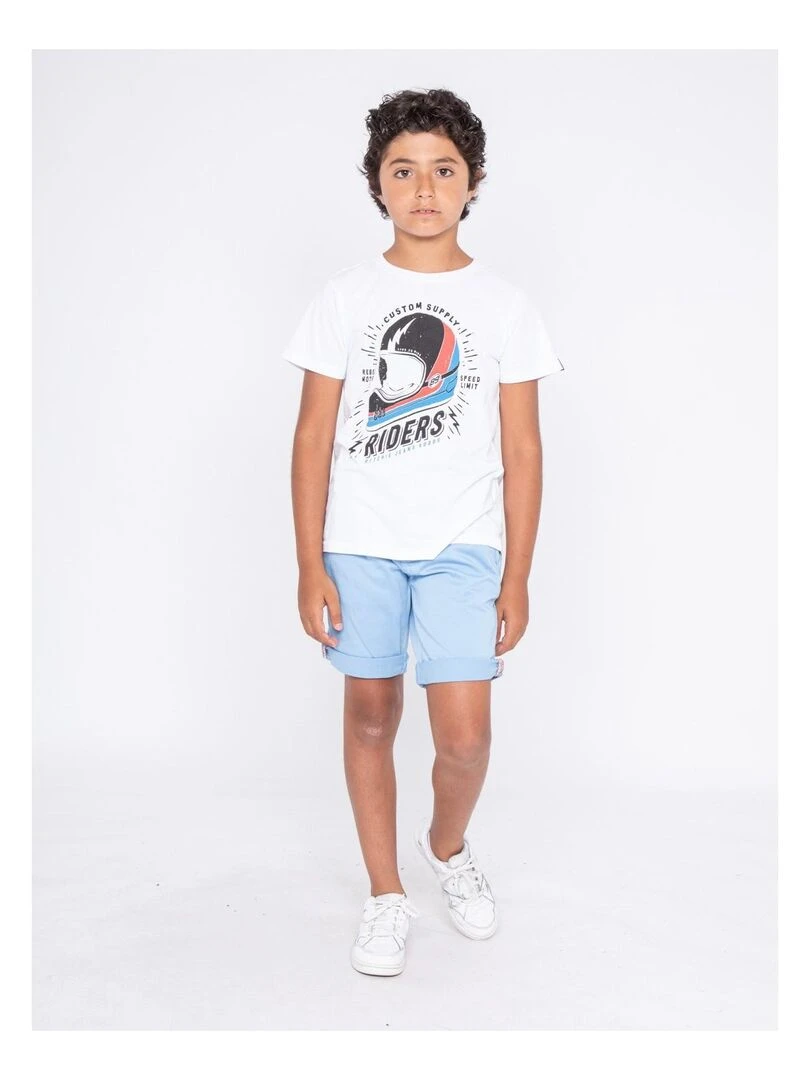 Bermuda chino BOLSTER J   Bleu ciel