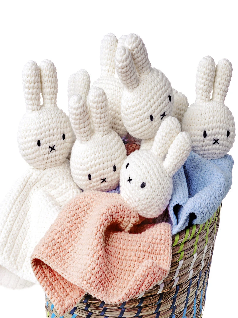 Doudou plat Miffy bleu N/A