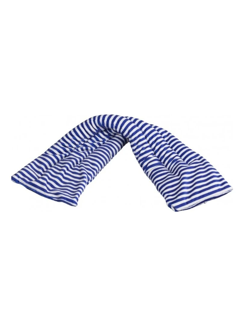Bouillotte tour de cou Rayé bleu Made in France Bleu