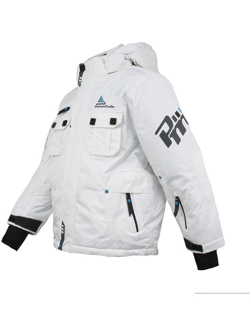 Ensemble de ski garçon ECARDIDENTE   PEAK MOUNTAIN   Blanc