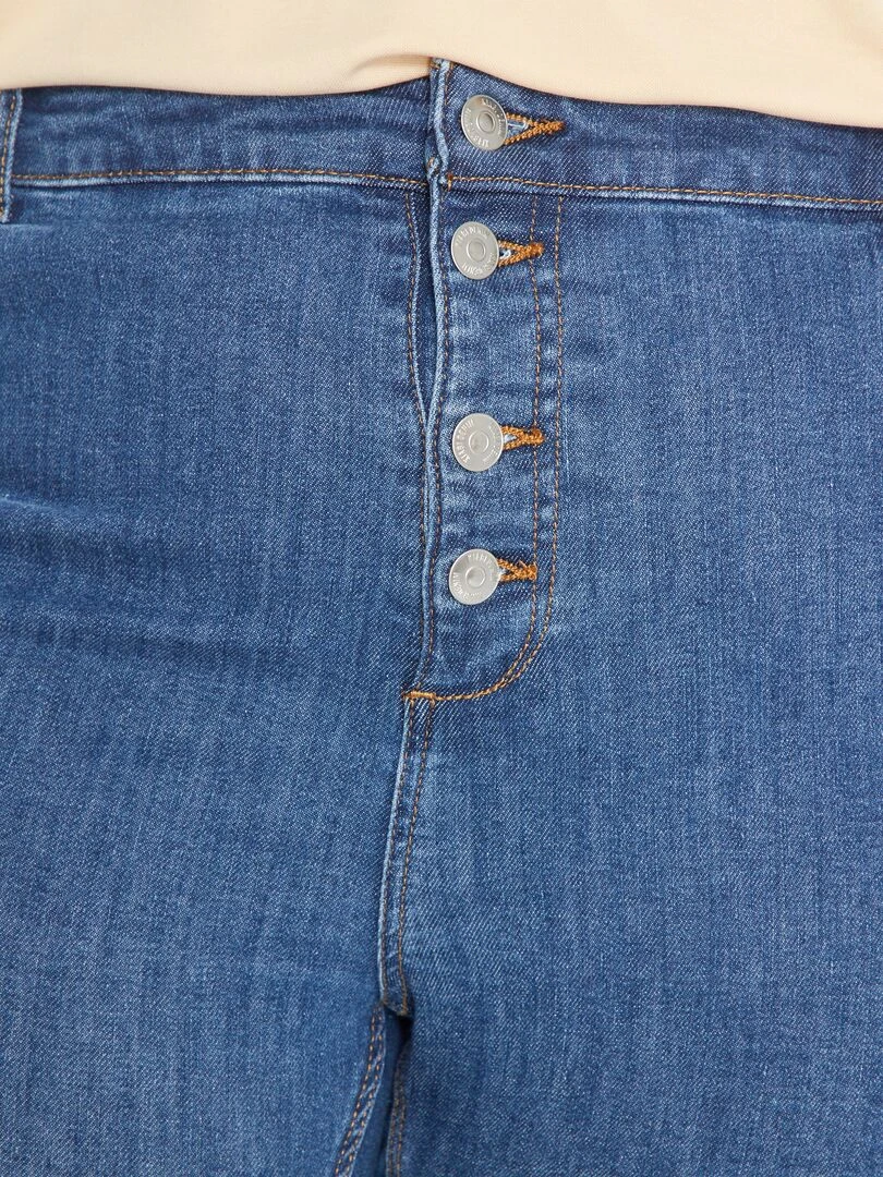 Jean skinny à taille haute   L32   Bleu