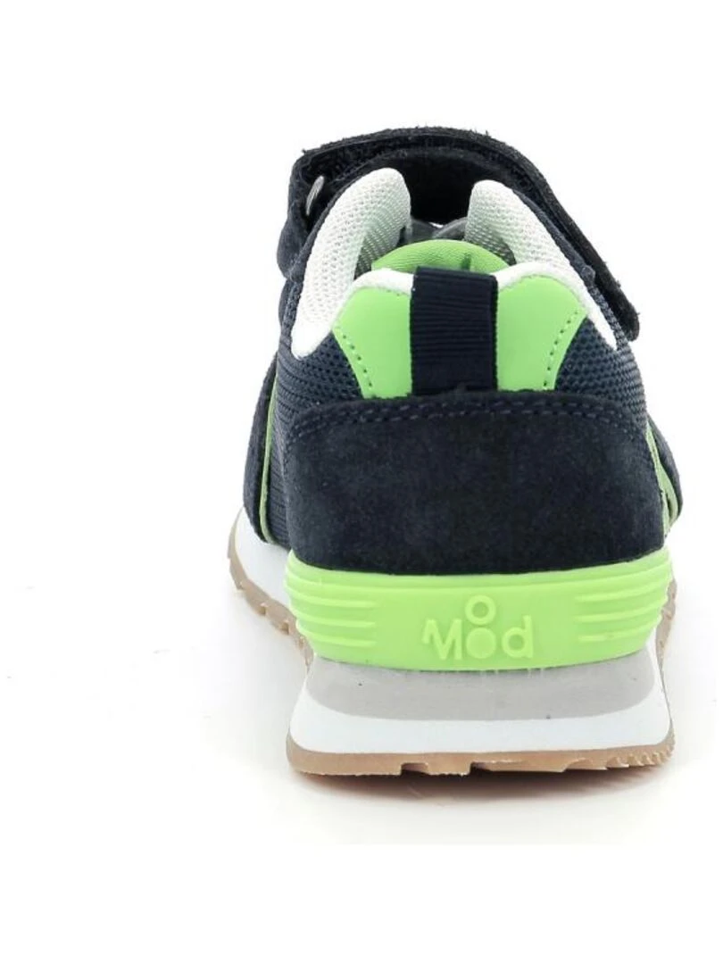 Sneakers basses Textile mesh Snooklace   Bleu marine