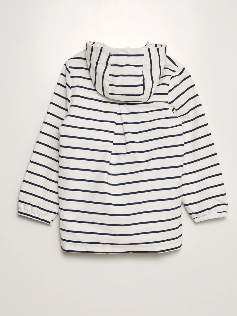 Parka mi longue imperméable   Bleu