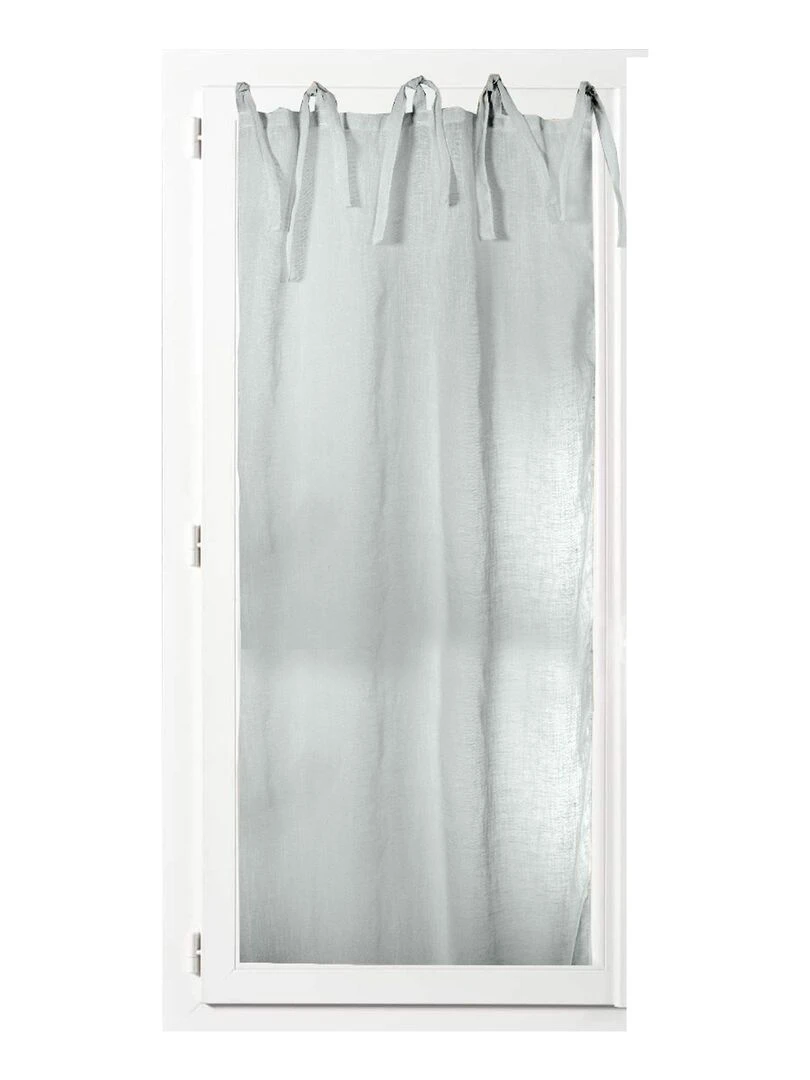 Vitrage droit Heidi Gris clair